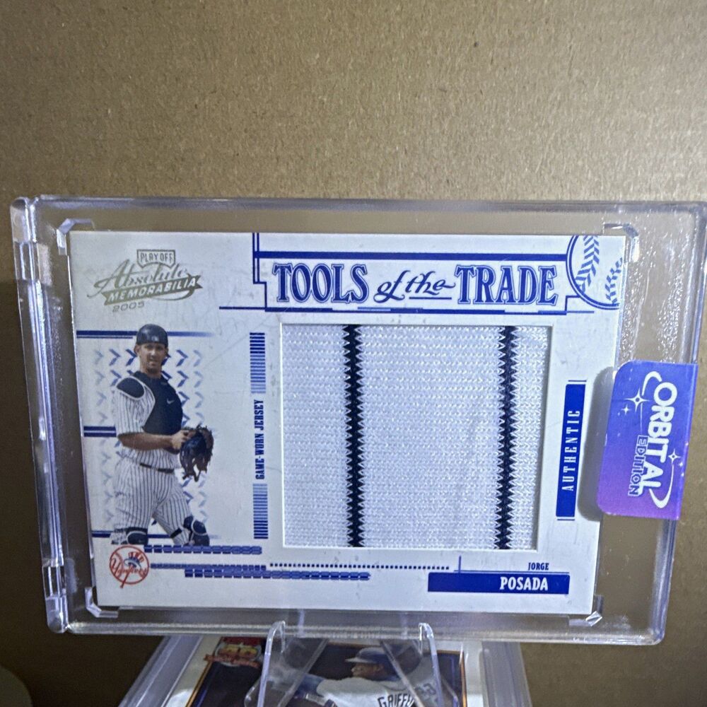 Donruss/Playoff 2005 Absolute Memorabilia Jorge Posada TT-136 Jumbo /250 Yankees